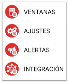 Menú Principal - Integración